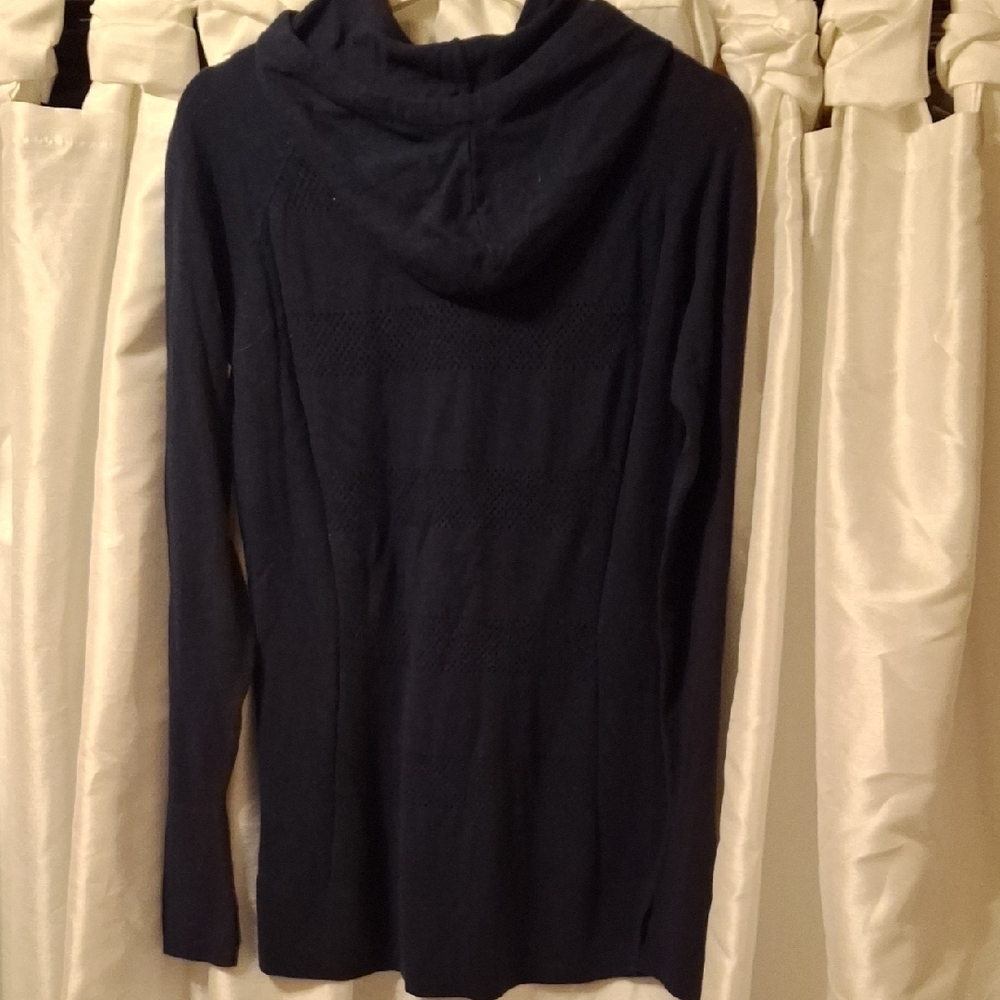 CALIA by Carrie Underwood Dark Blue Hooded Sweater S - Picture 8 of 11